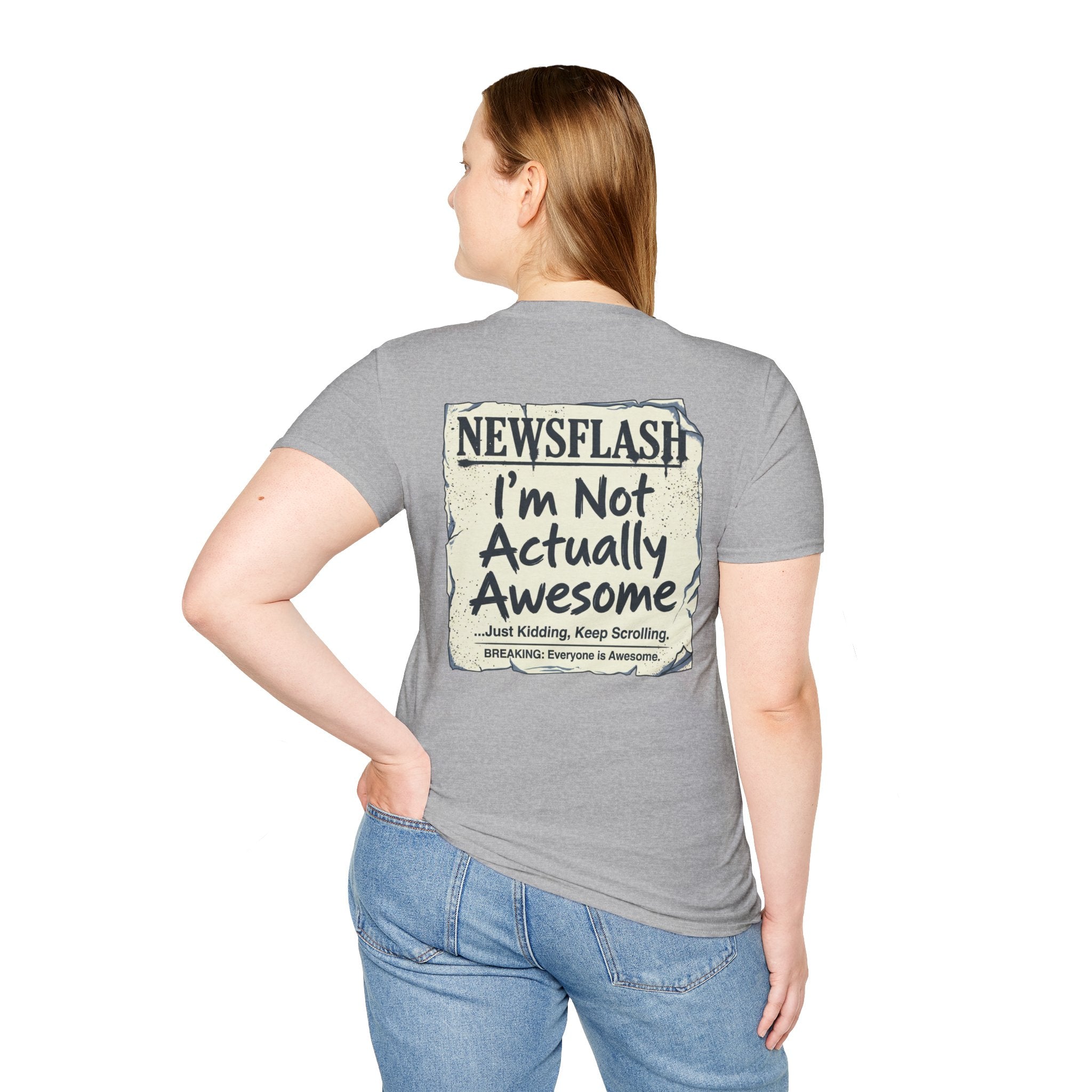 Not Awesome Humour T-shirt