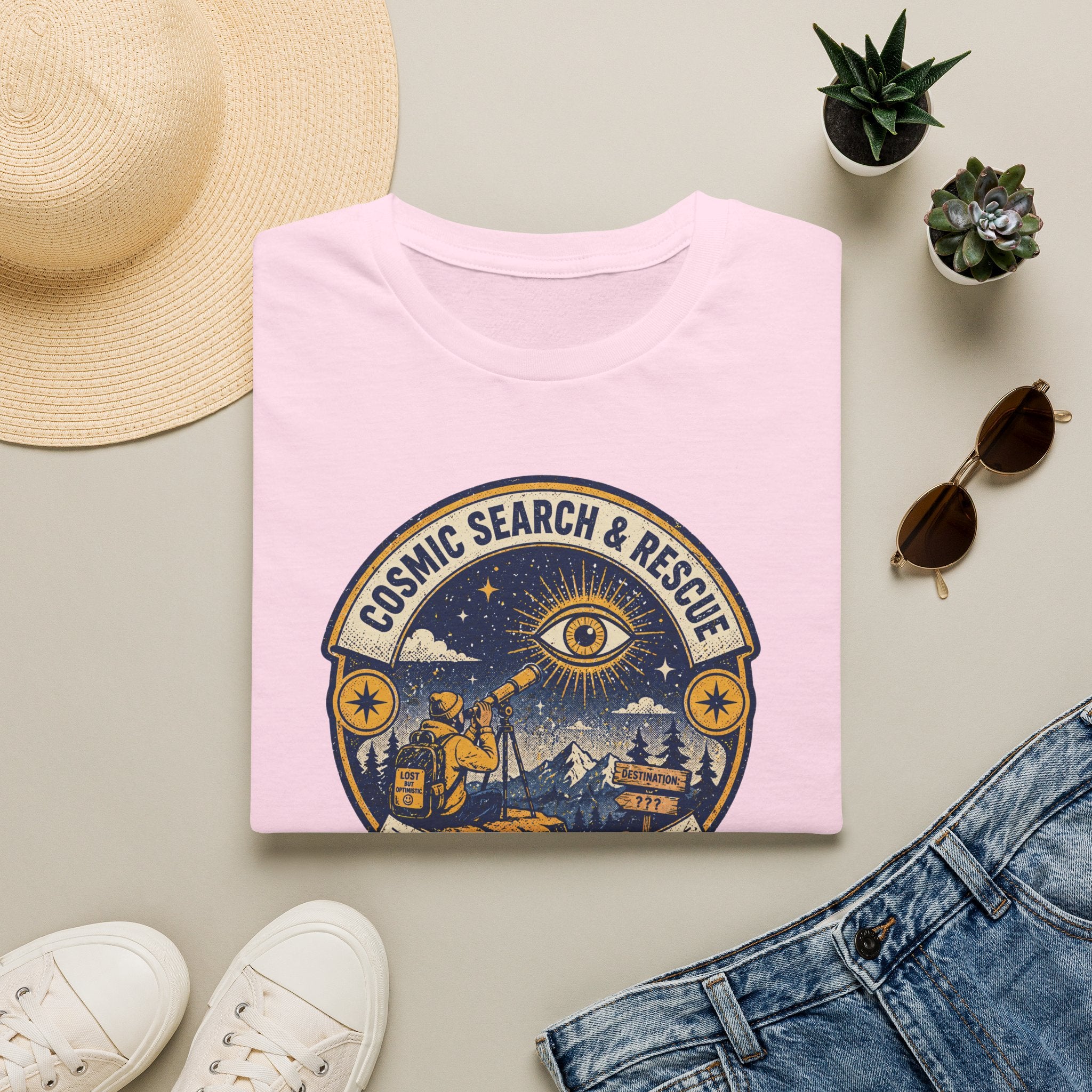 Cosmic Search & Rescue For Finding Own Self Graphic T-Shirt