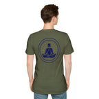 Blue Meditating Yogi Back Only Design